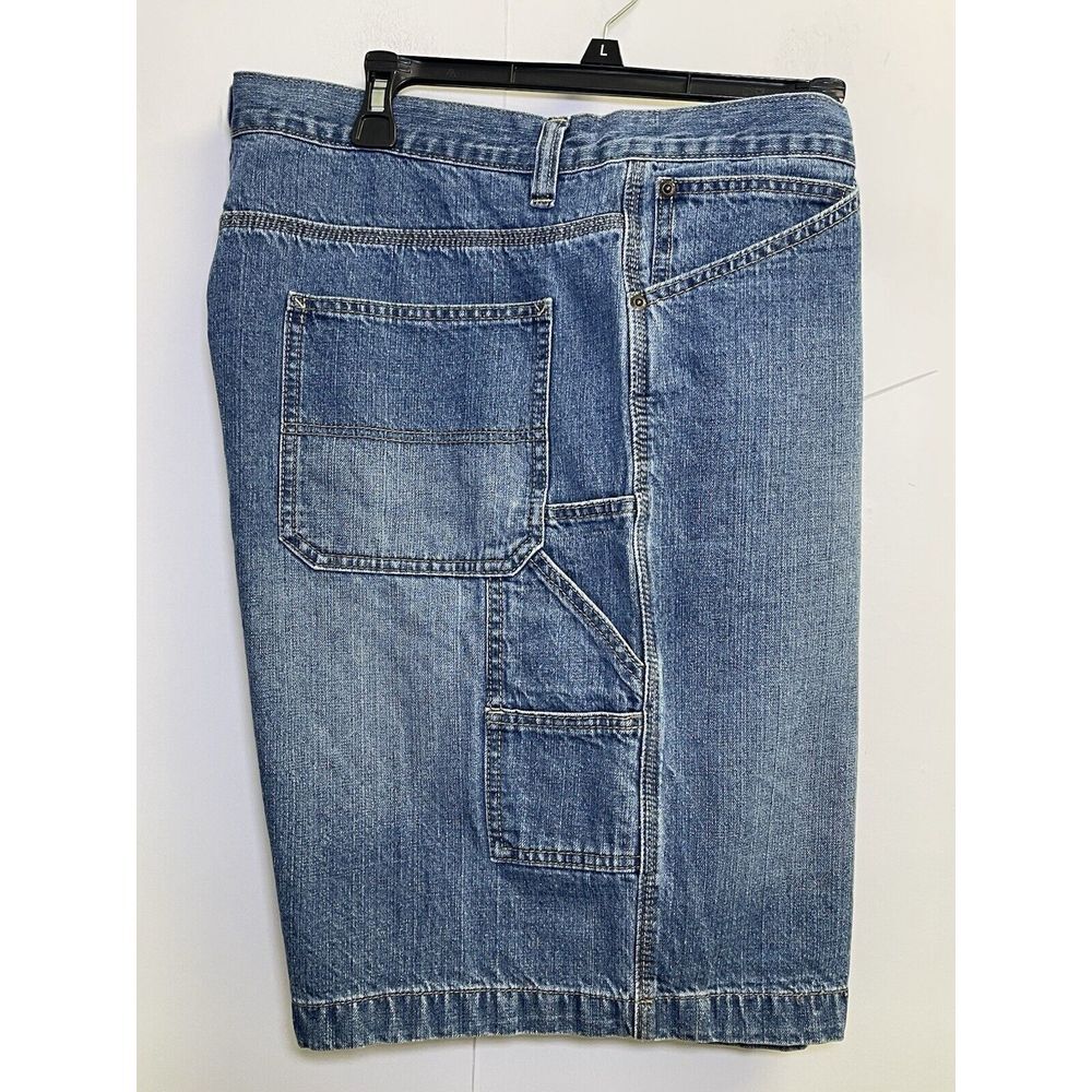 Open Trails Denim Shorts Mens Size 42 Carpenter Medium Wash‎ Jeans 9.5" Inseam